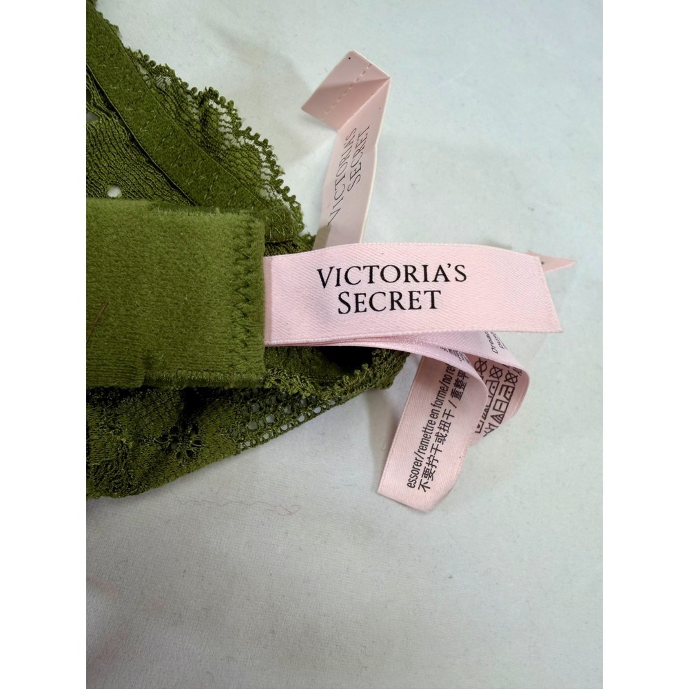 Victoria Secret Dream Angels Lightly Lined Demi Bra Green Sz 32C NWT - Picture 6 of 8